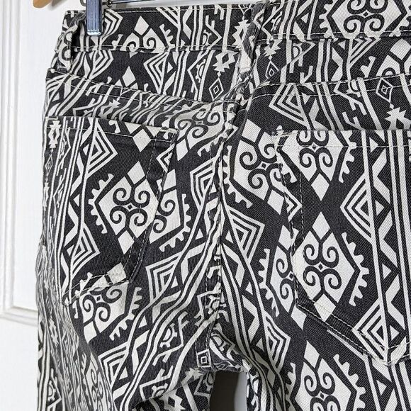 Vintage Forever 21 Stretch Low Rise Rare  Embroidered Southwest Jeans size 27 - Picture 7 of 11